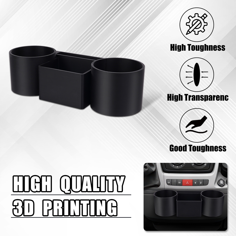 Dual Phone Holder - Consola central portavasos doble para Fiat