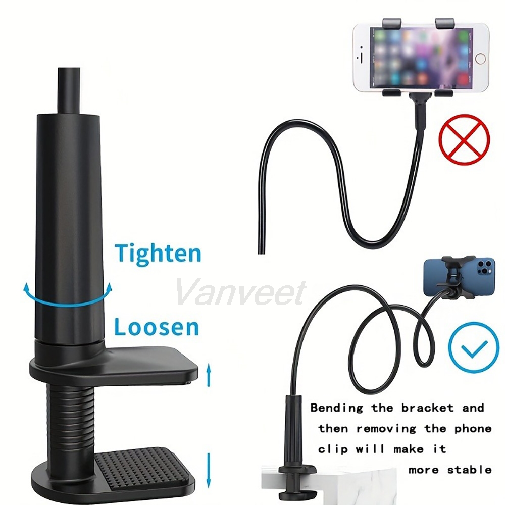 Desk Setup Stand - 360 ° Soporte Flexible para Teléfono