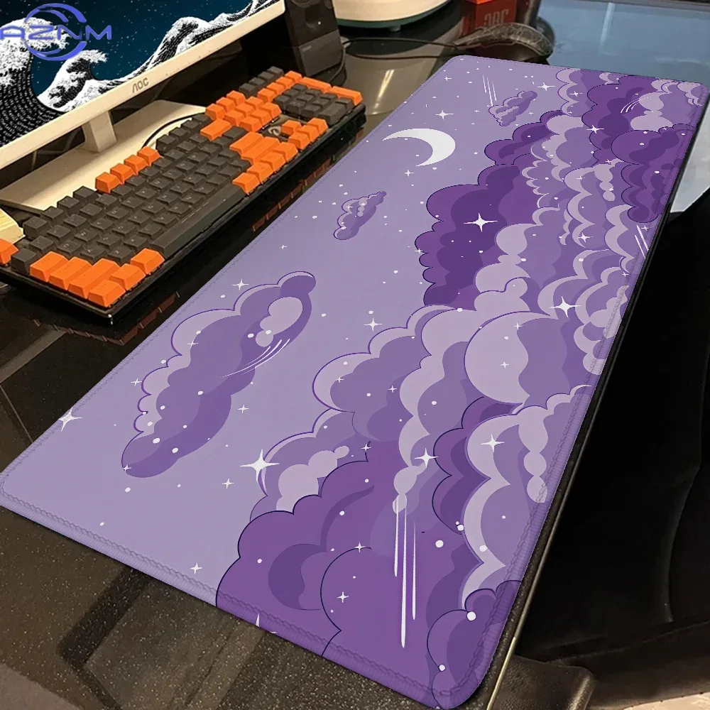 Desk Setup Pegboard - Alfombrilla de ratón grande Skyscape para
