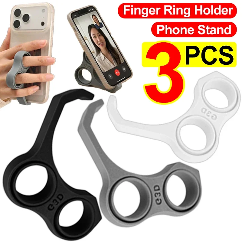 Dual Phone Holder - 1-3 unidades: soporte con anillo doble
