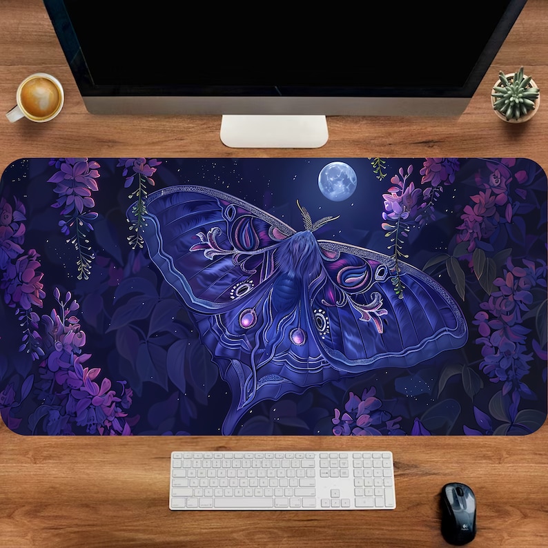 Desk Setup With Plants - Alfombrilla de Escritorio con Diseño de