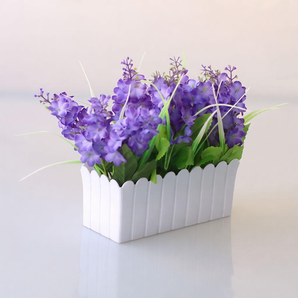 Flor artificial decorativa en  - Desk Setup With Plants reseña y precio