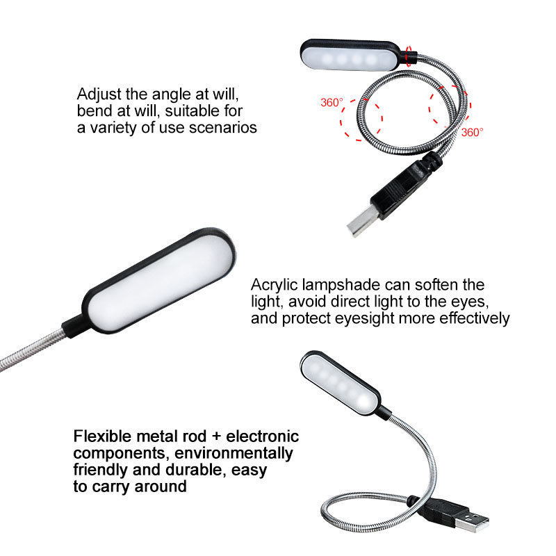 Mini lámpara de libro de 4 LED - Desk Setup Notebook reseña y precio