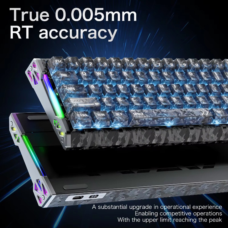 Teclado con eje magnético de f - Desk Setup Pegboard reseña y precio