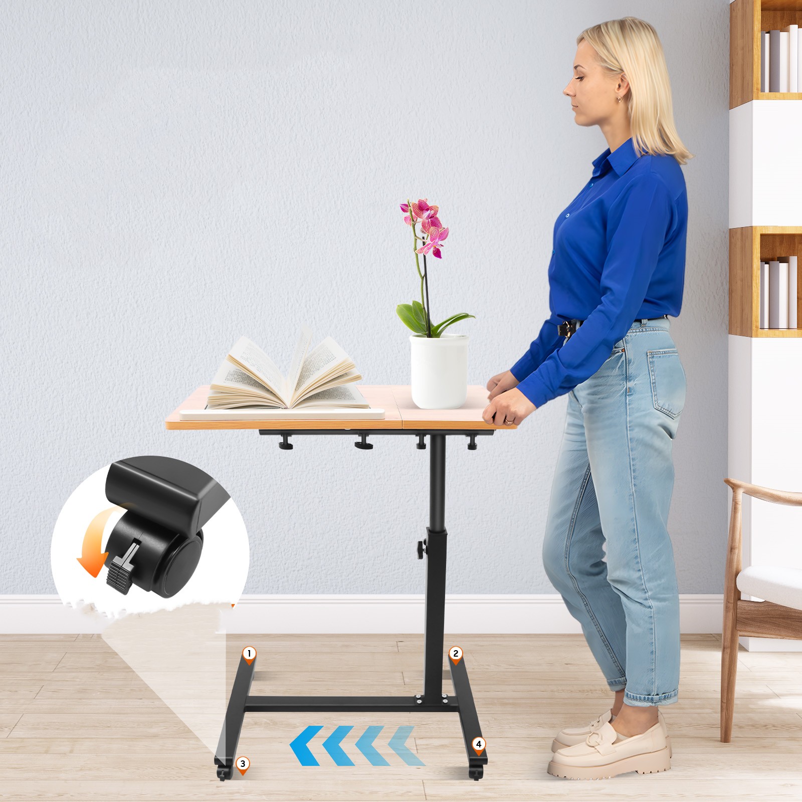 Mesa para portátil móvil ajust - Desk Setup Notebook reseña y precio