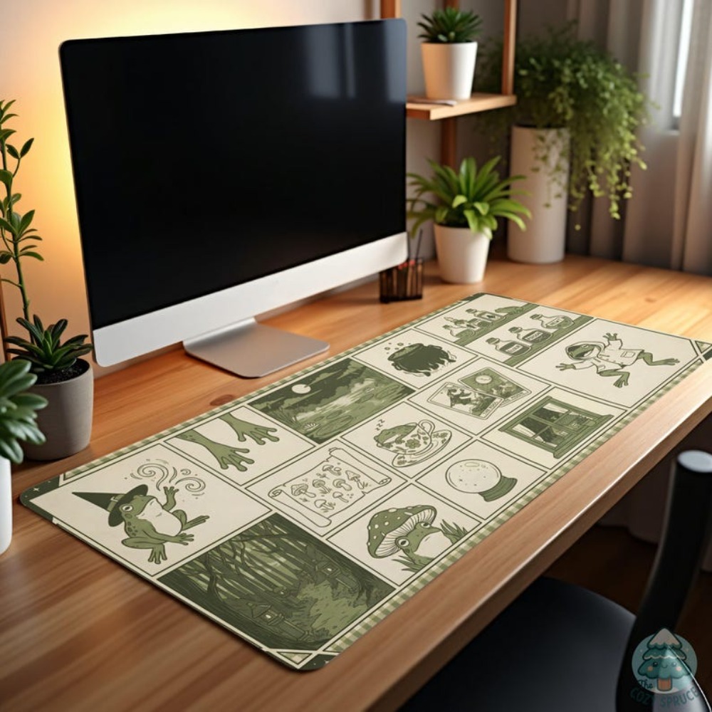 Alfombrilla de escritorio Witc - Desk Setup Aesthetic reseña y precio