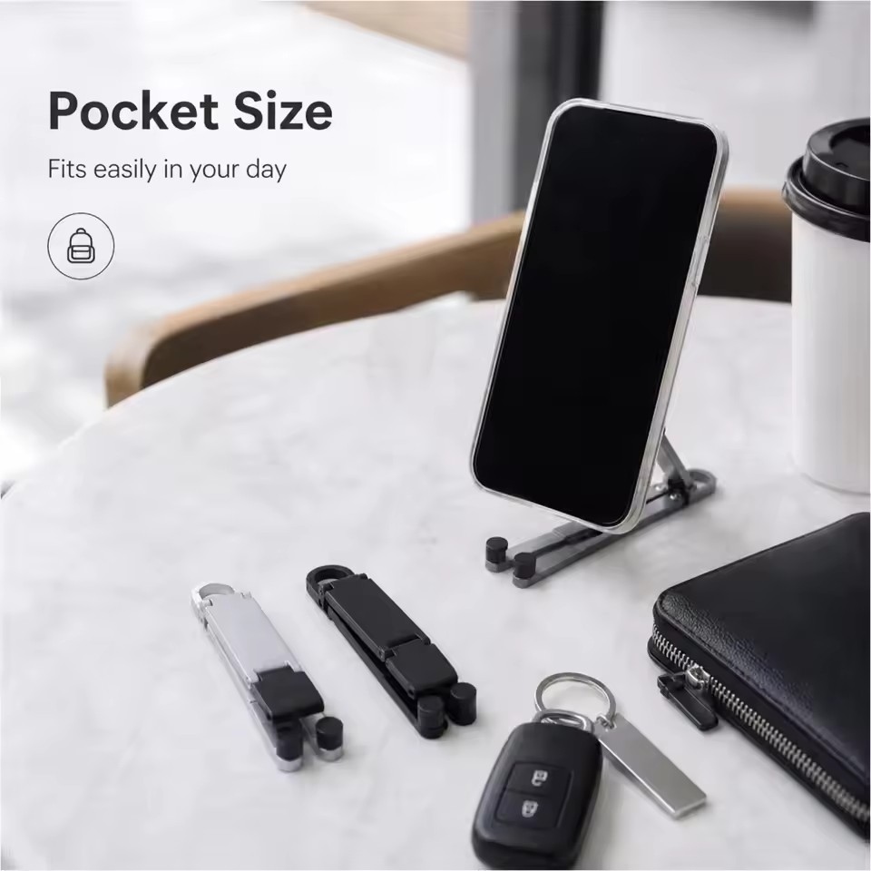 Soporte plegable para teléfono - Desk Setup Stand reseña y precio