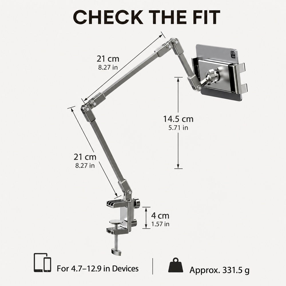 Soporte Ajustable para Teléfon - Desk Setup Stand reseña y precio