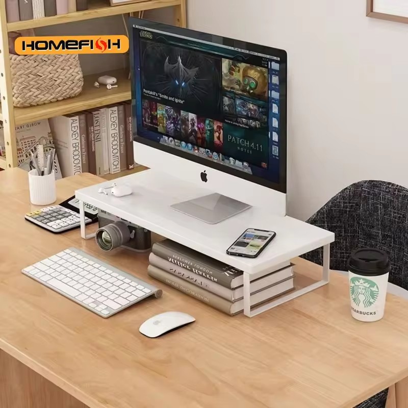 Soporte ajustable para monitor - Desk Setup Pegboard reseña y precio