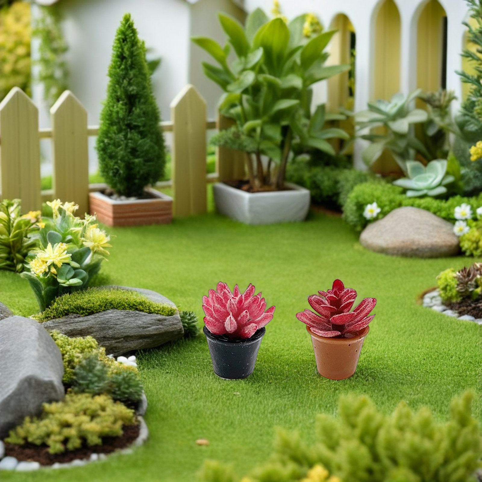 24 macetas pequeñas para sucul - Desk Setup With Plants reseña y precio