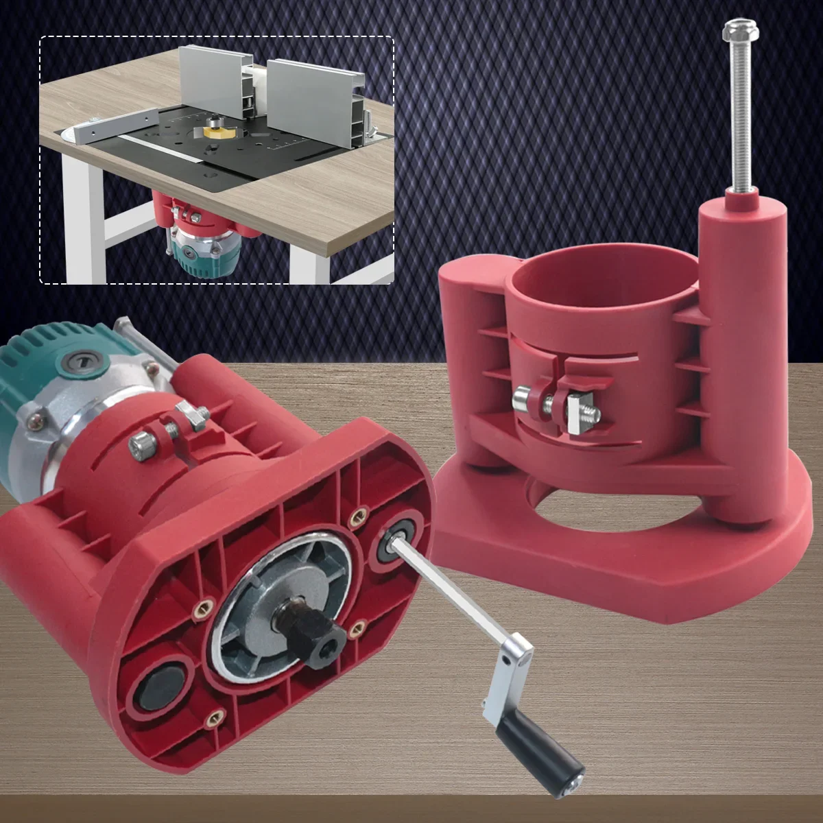 Elevador de enrutador de preci - Desk Setup Pegboard reseña y precio