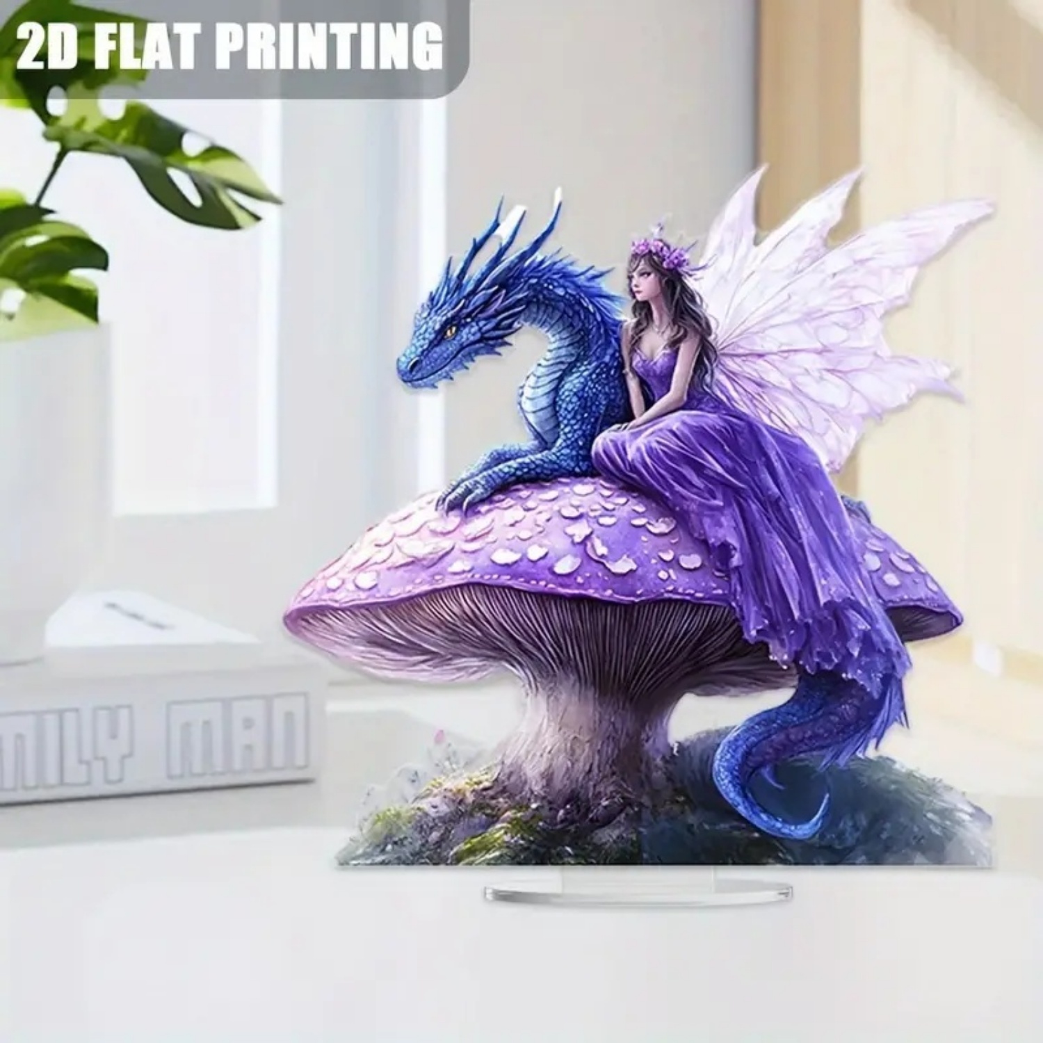 Estatua de hadas, estatuilla d - Desk Setup Equipment reseña y precio