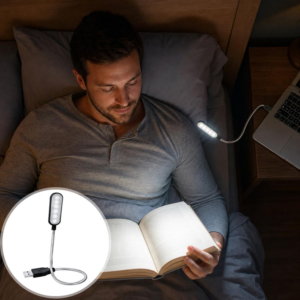 Lámpara de lectura LED con con - Desk Setup Notebook reseña y precio