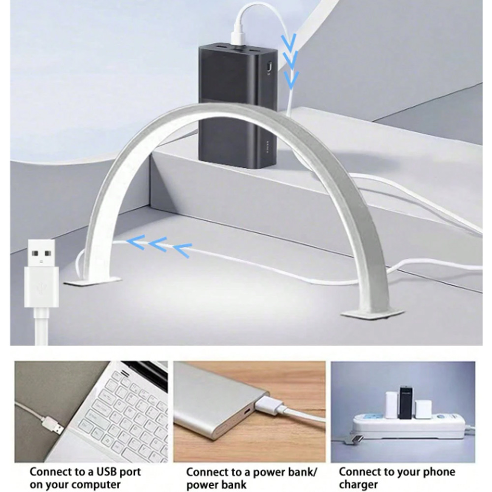 Lámpara de uñas LED USB 5V de  - Desk Setup Equipment reseña y precio