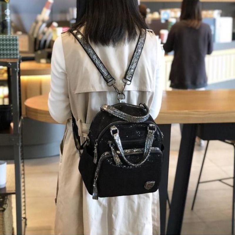 Mochila nueva Edición coreana  - Dual Phone Holder reseña y precio